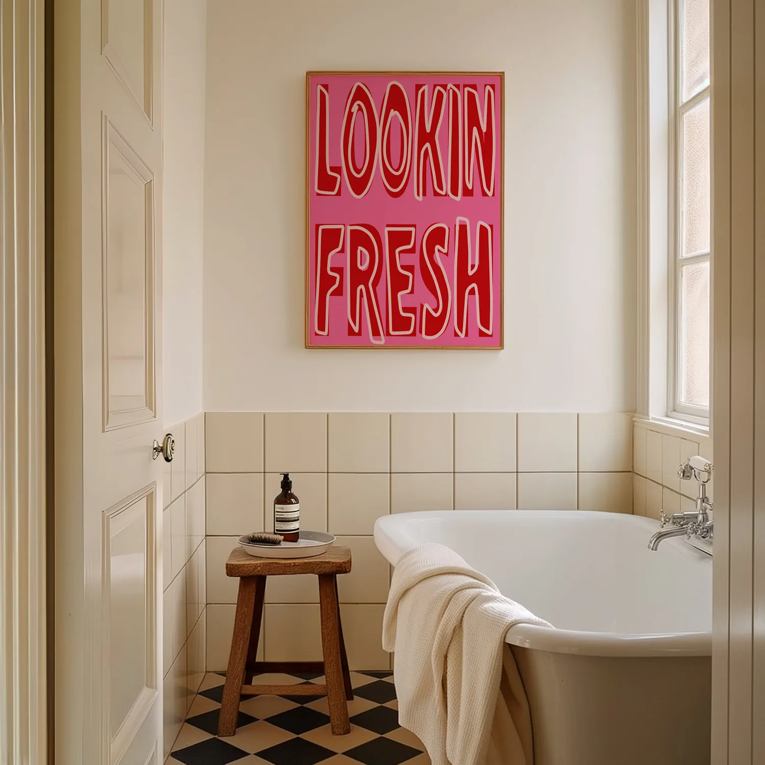 Maddison Ball Lookin Fresh affiche salle de bain