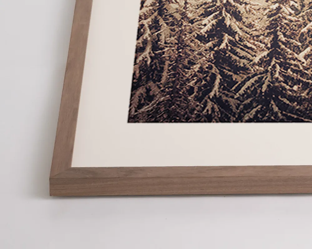 Any Image Jacob Baden Winter Forest photographie encadrée