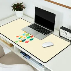 Society6 cloudy rainbow tapis de bureau nuage aquarelle