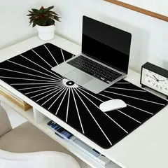 Society6 Big Brother (Inverted) tapis de bureau noir blanc