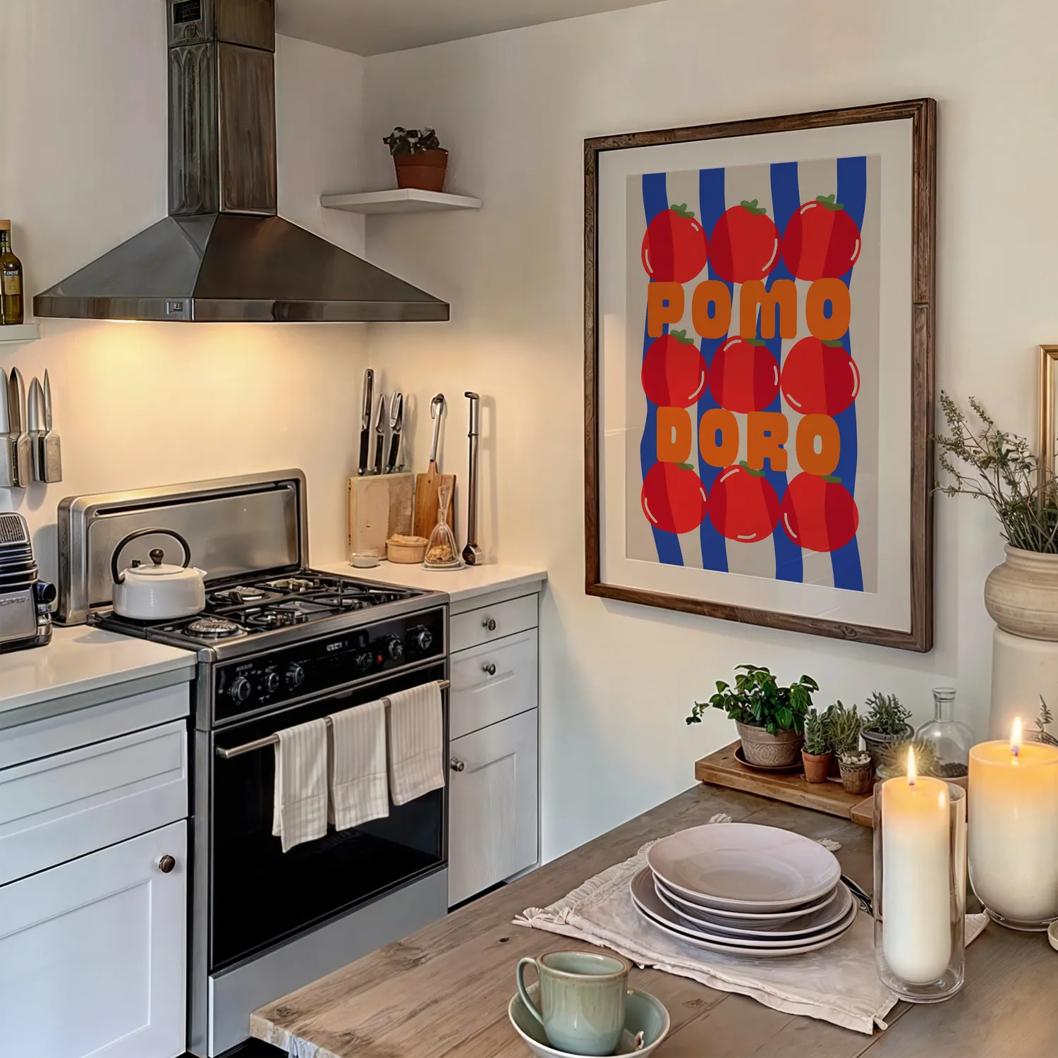 Maddison Ball Pomodoro affiche cuisine italienne