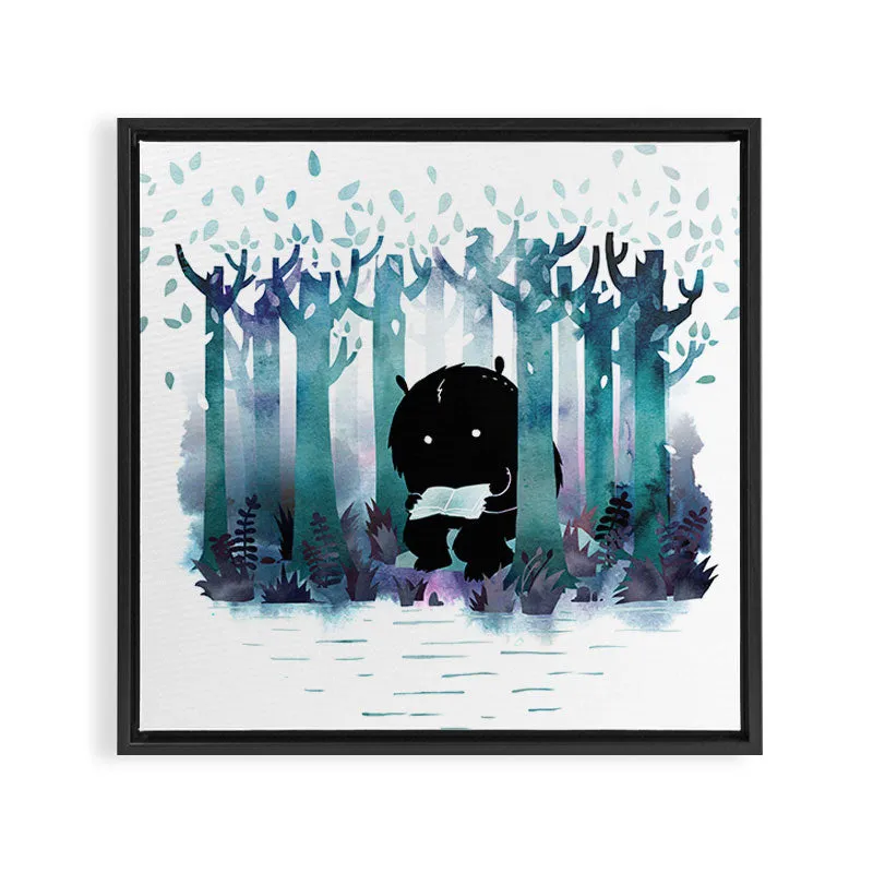 Society6 A Quiet Spot toile encadrée lecture