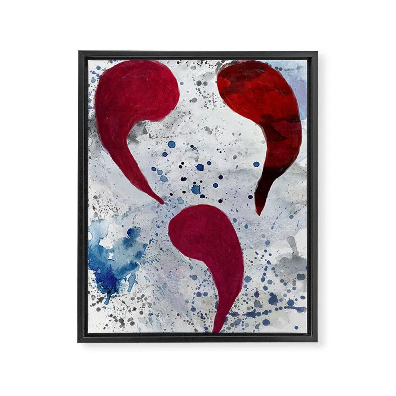 Society6 Triple Comma Club toile encadrée