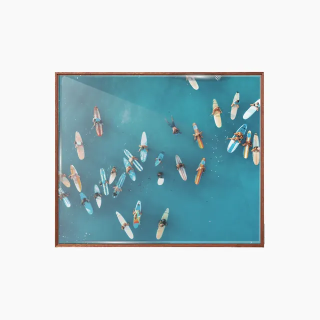 Any Image Surfers photo plexiglas 50x60 bord de mer