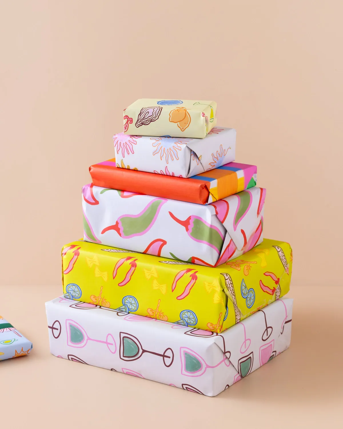 Maddison Ball Chilli Pattern papier cadeau 50x70 recyclé