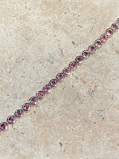 Galerie Kara bracelet argent rhodolite