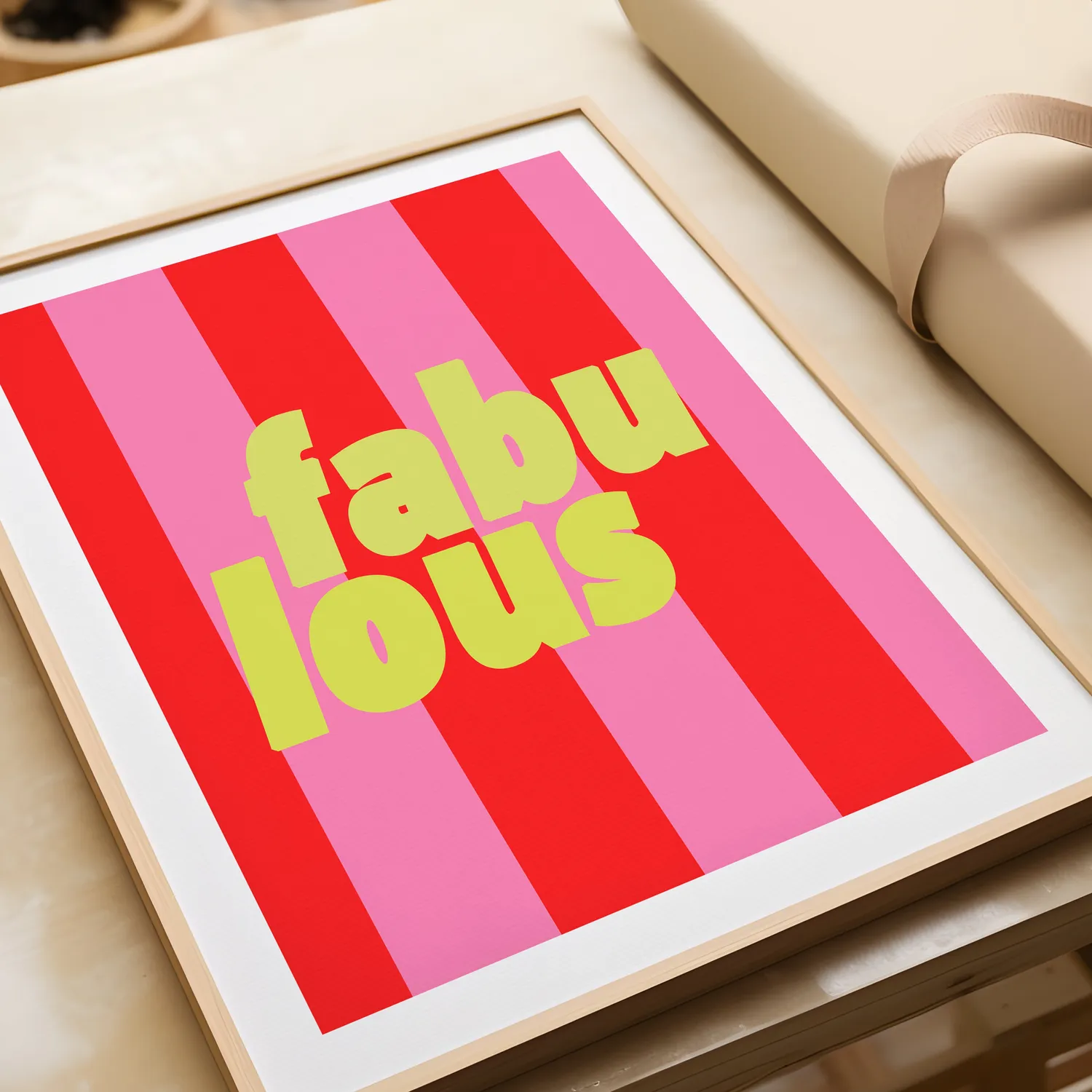 Maddison Ball Fabulous affiche typographie