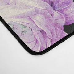 Society6 Night Forest tapis de bureau fleurs nocturnes