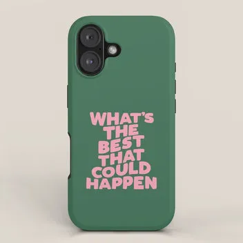 Society6 What's The Best That Could Happen tapis de bureau citation