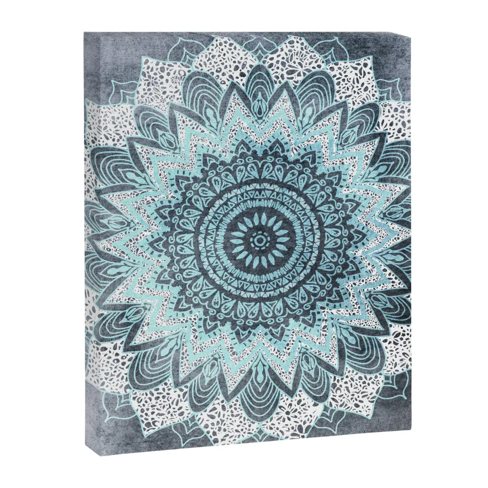 Society6 Bohochic Mandala in Blue toile mandala