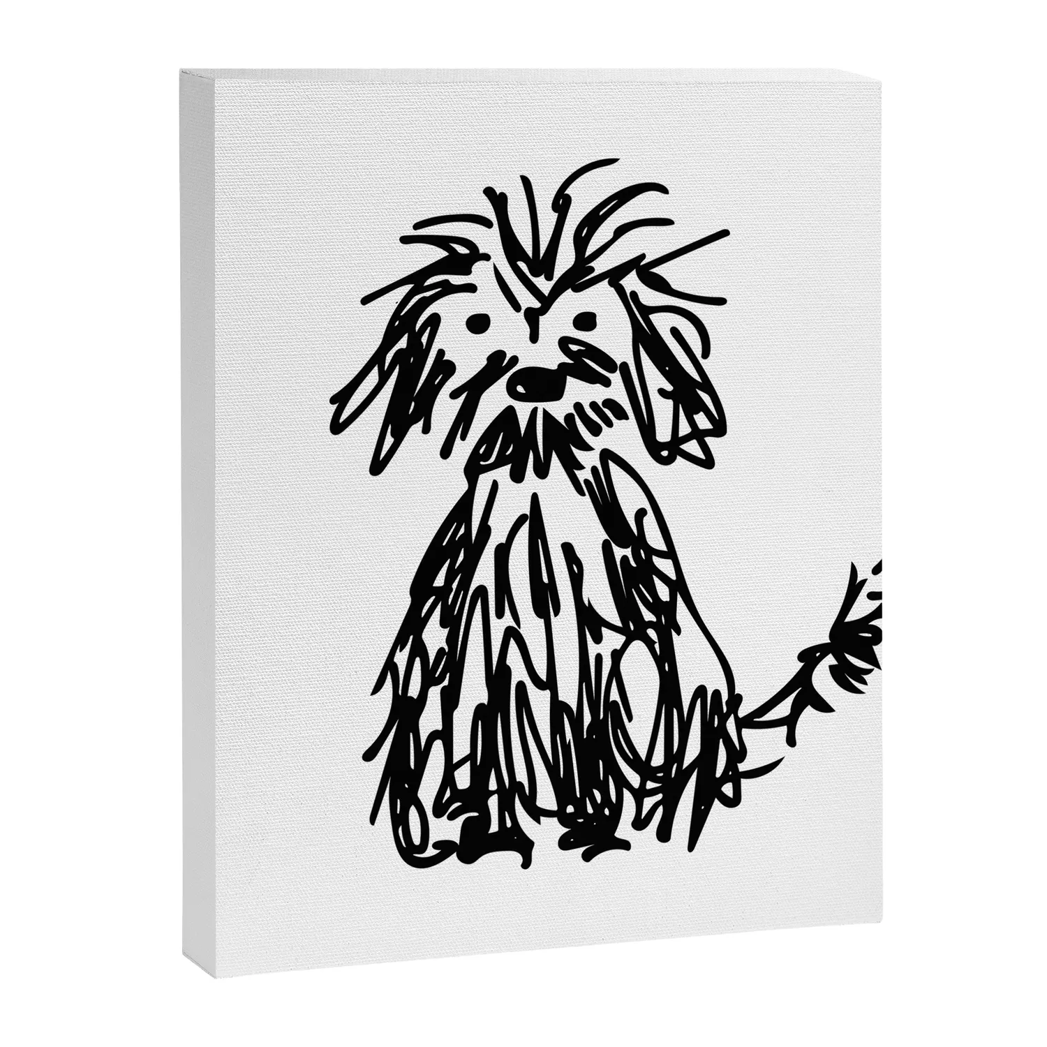Society6 Doggy day toile imprimée