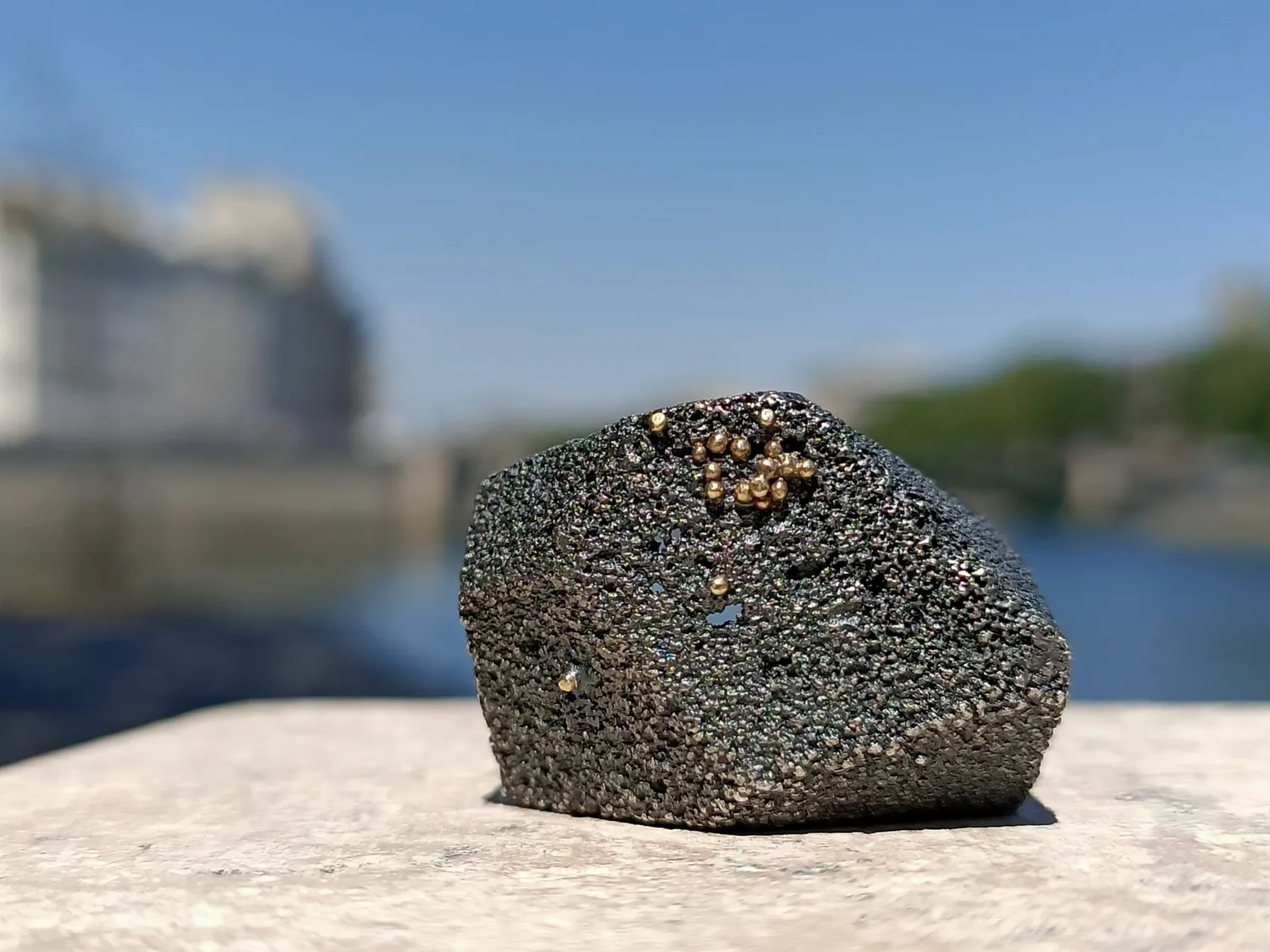 Galerie Kara Bague Cecilia Ribeiro argent noirci or pièce unique