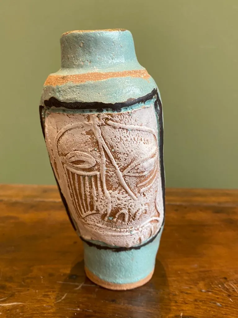 Galerie Kara Les Transfigurés vase grès engobe fait main