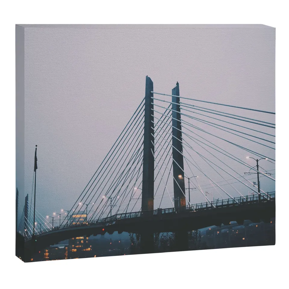 Society6 Tilikum Crossing toile pont