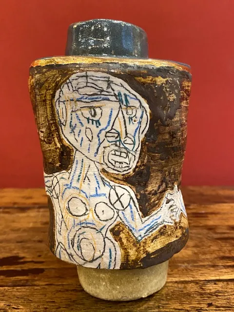 Galerie Kara Thibaut Renoulet Dialogue pot grès émaillé