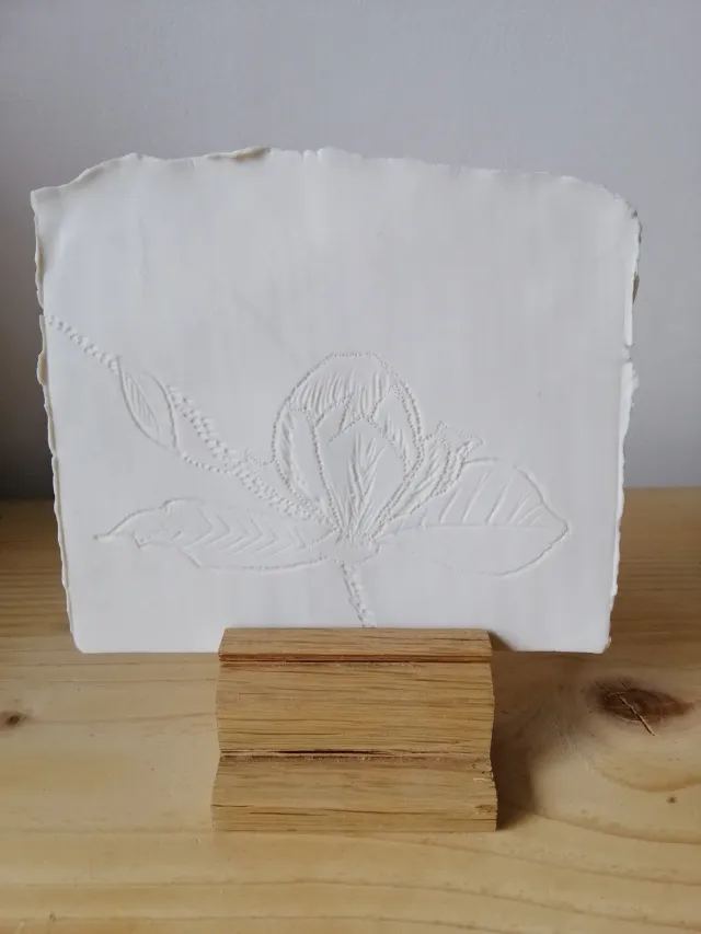 Sandrine Ramona Magnolia III lithophanie porcelaine 16 cm