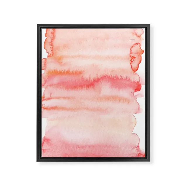 Society6 Valourine 141122 toile encadrée abstraite rose