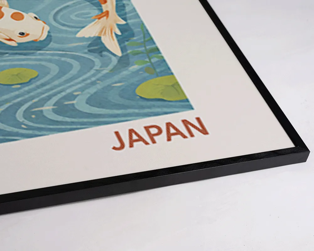Any Image Koi, Japan tableau encadré figuratif