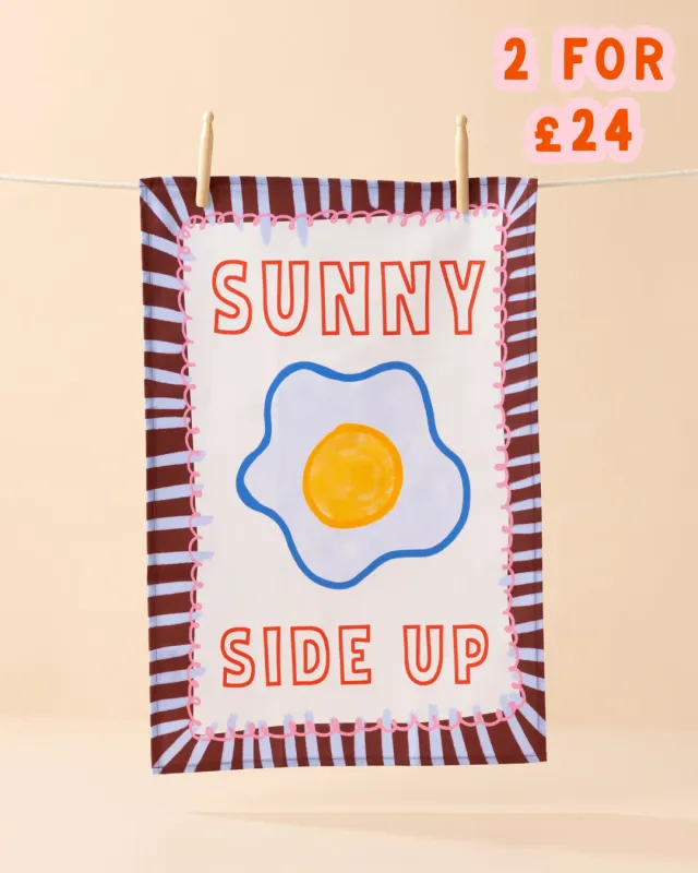 Maddison Ball Sunny Side Up torchon coton 68x45cm