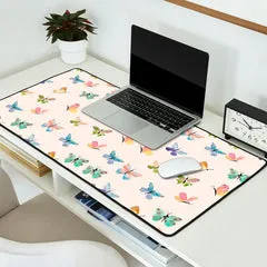 Society6 Beautiful Butterflies tapis de bureau papillons aquarelle