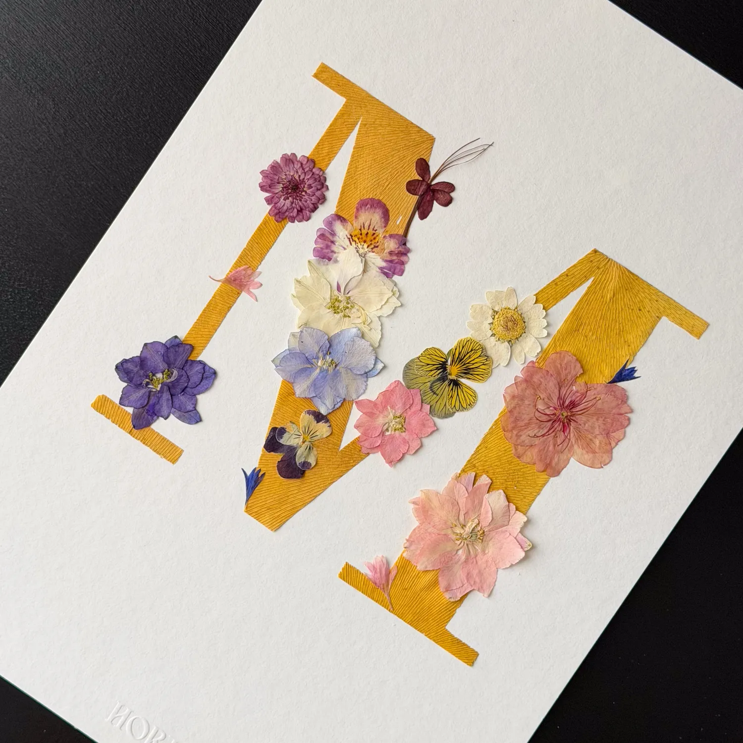 Horti QWERTY herbier 21x30 cm ginkgo lettre