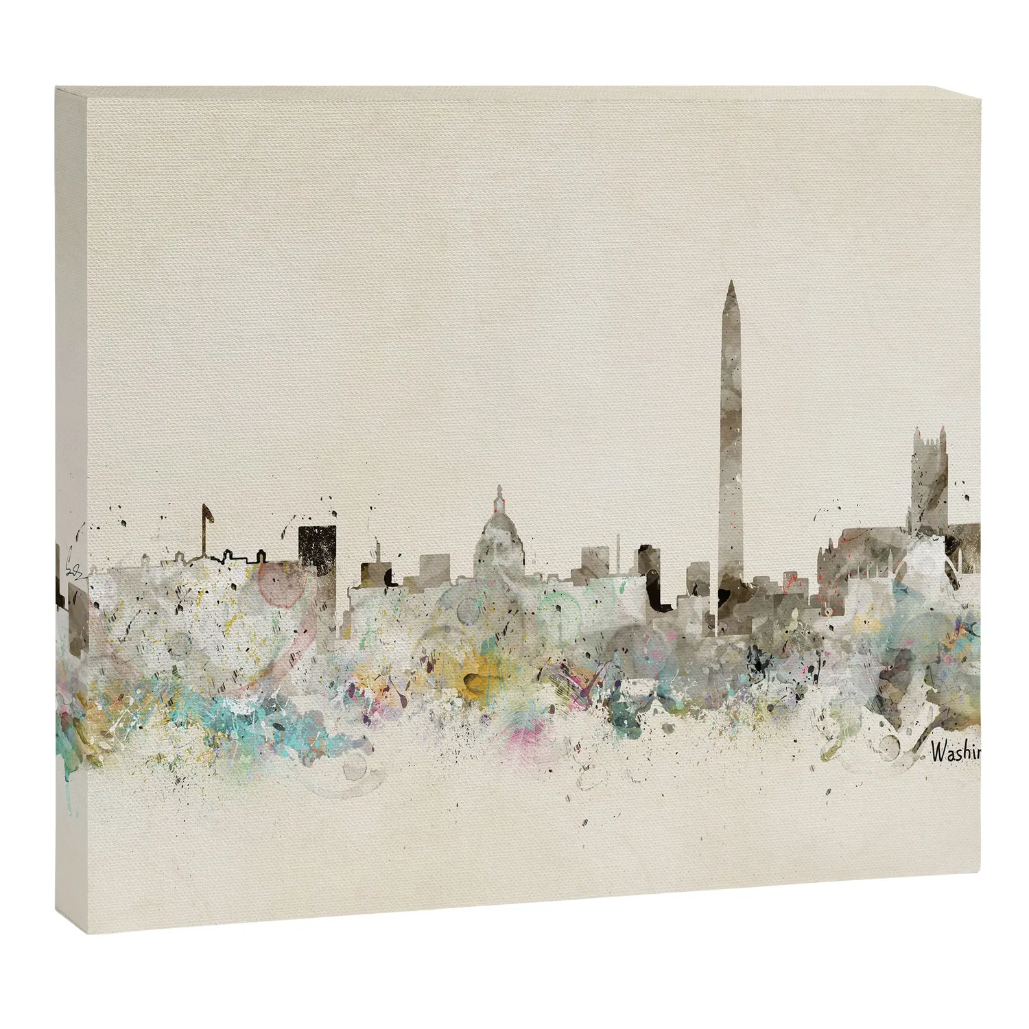 Society6 Washington DC Skyline toile ville