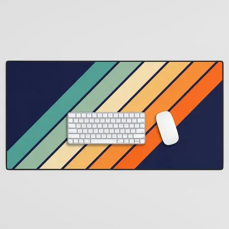 Society6 Farida tapis de bureau rayures rétro