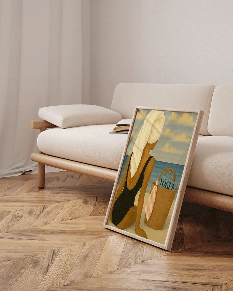 Any Image My Vogue & the Sea tableau encadré figuratif