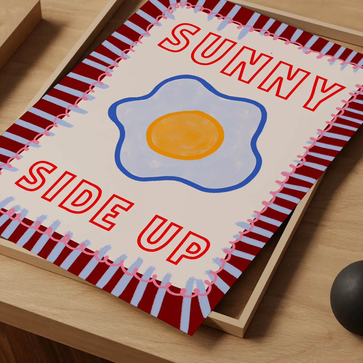 Maddison Ball Sunny Side Up affiche cuisine