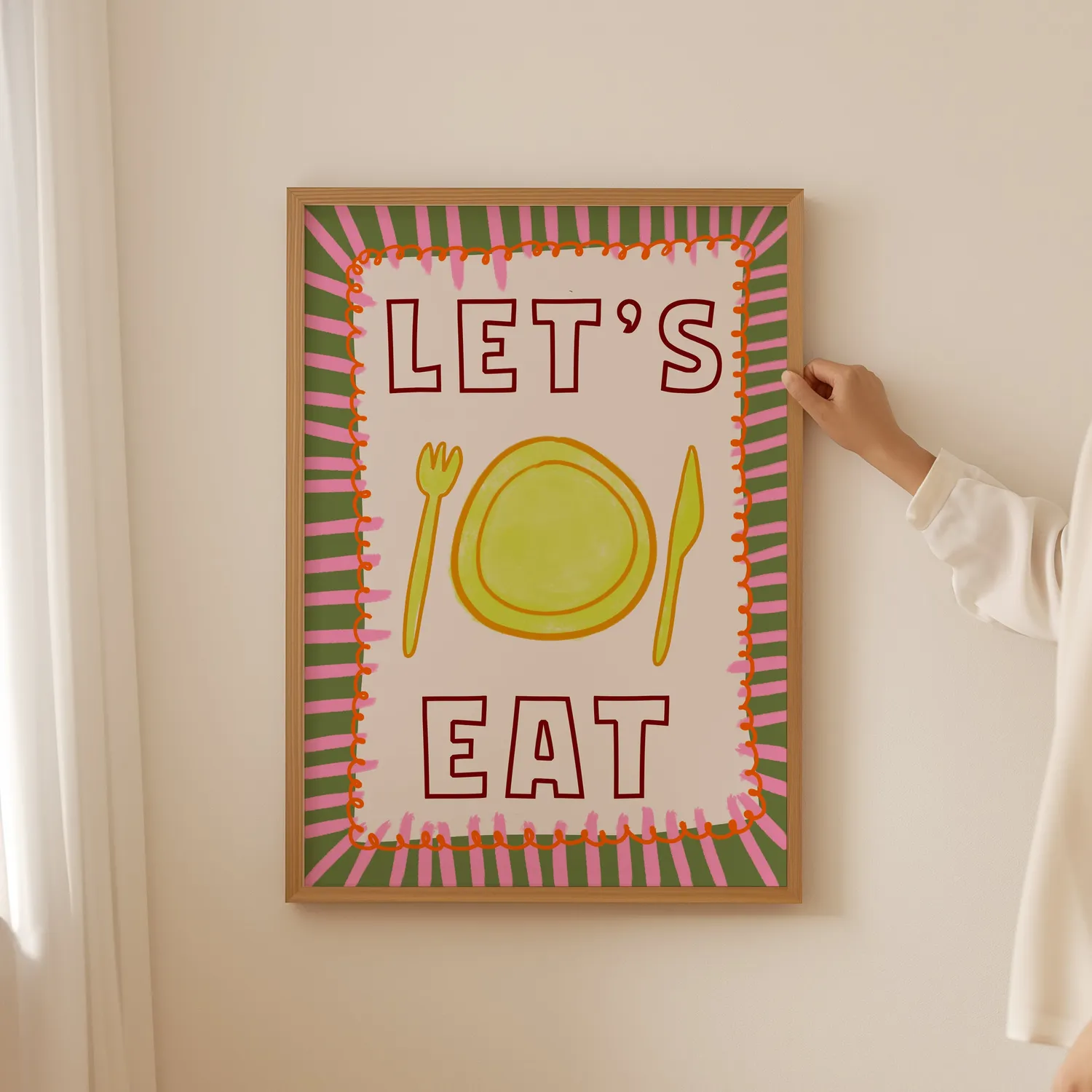 Maddison Ball Let's Eat affiche cuisine
