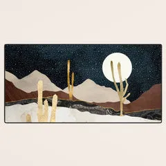 Society6 Desert View tapis de bureau nuit desert