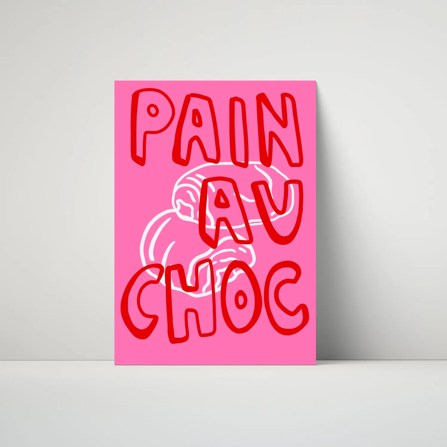 Maddison Ball Pain Au Choc affiche boulangerie