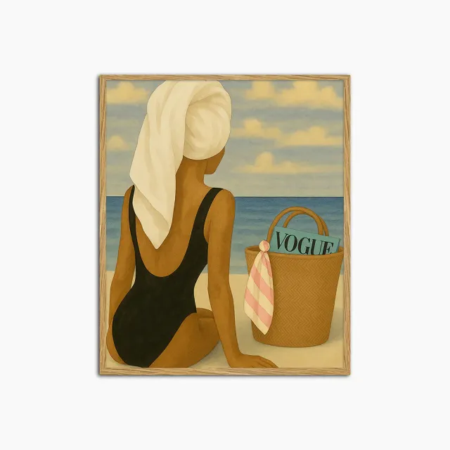 Any Image My Vogue & the Sea tableau encadré figuratif