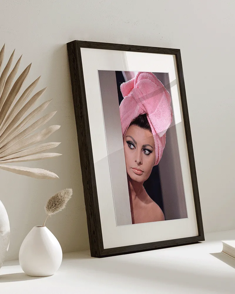 Any Image Liv Corday Sophia Loren in Arabesque affiche encadrée