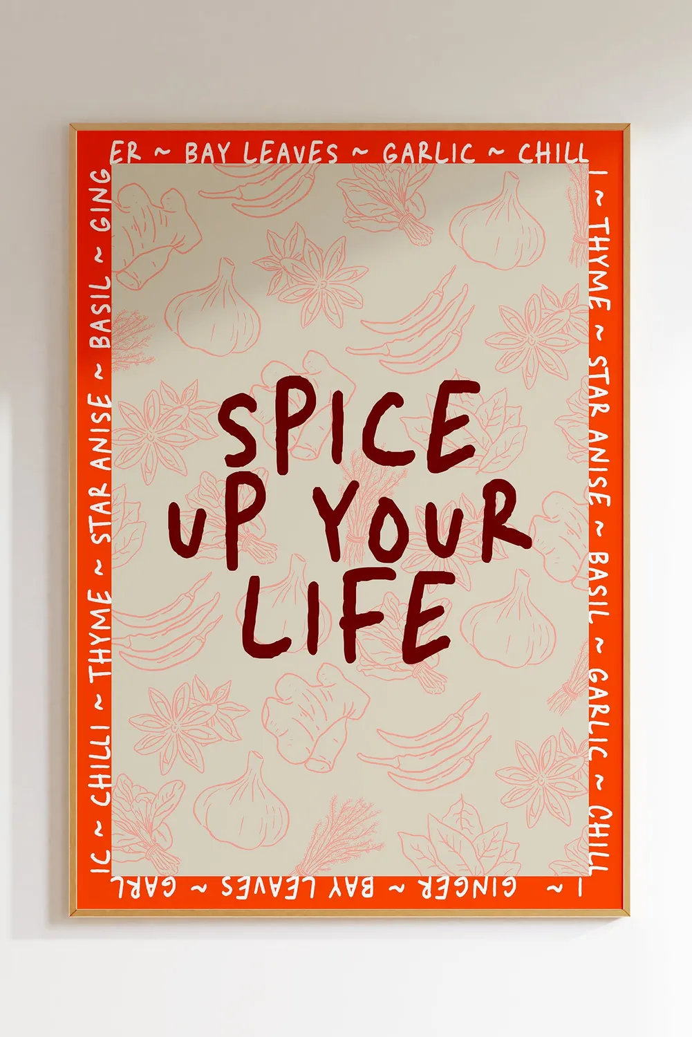 Maddison Ball Spice Up Your Life affiche cuisine