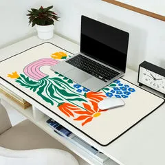 Society6 Flower Market 04 Madrid tapis de bureau fleurs