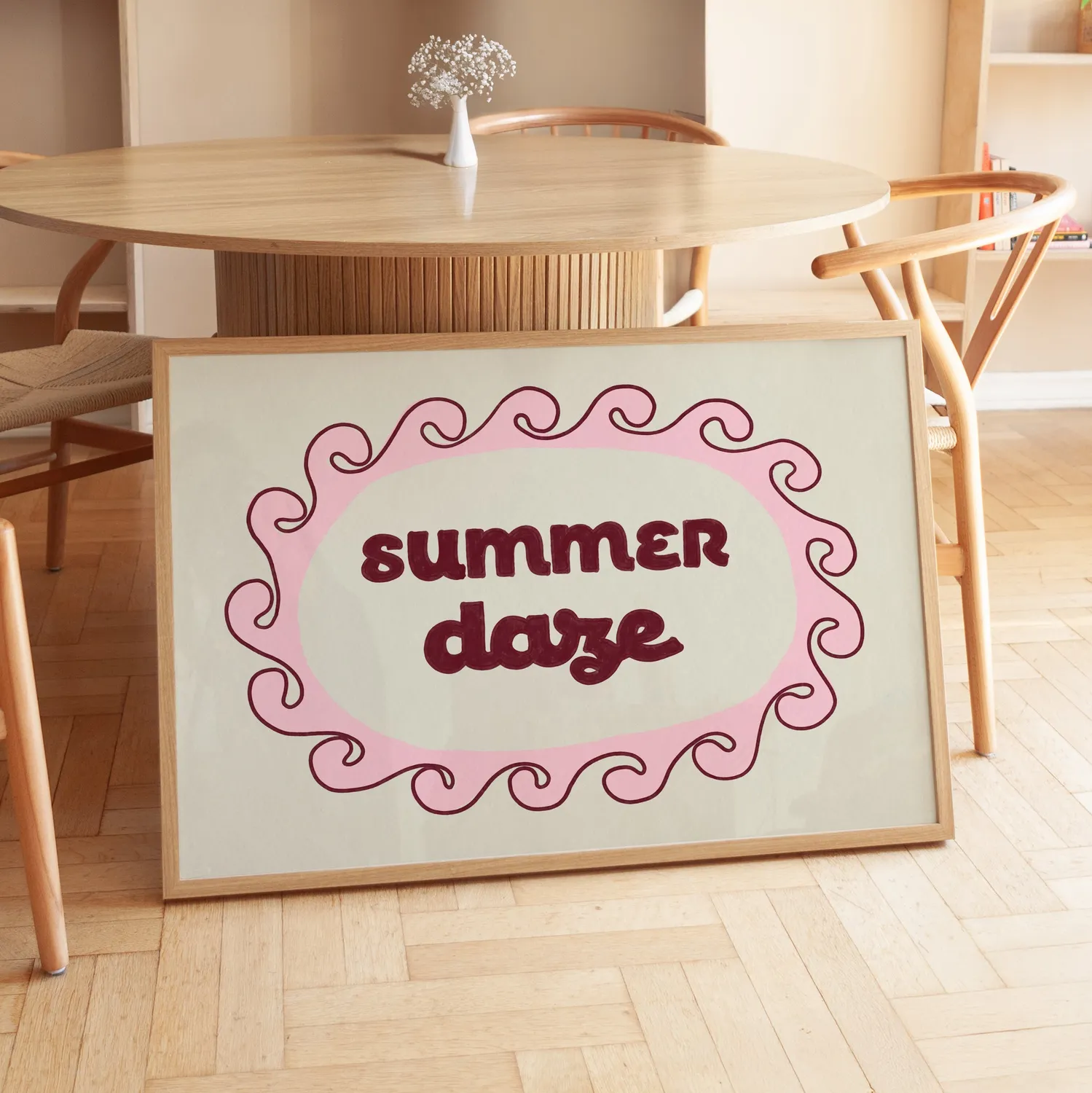 Maddison Ball Summer Daze affiche papier mat tirage d'artiste