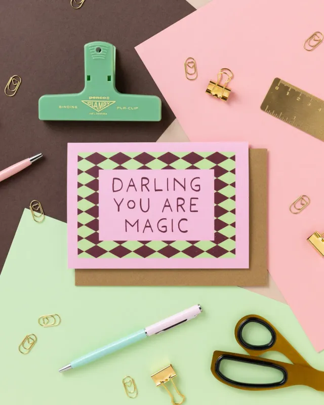 Maddison Ball A6 Darling You Are Magic carte A6 vierge