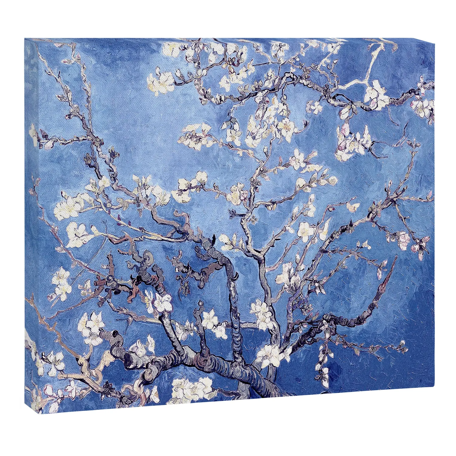 Society6 Almond BlossomS Blue toile amandier