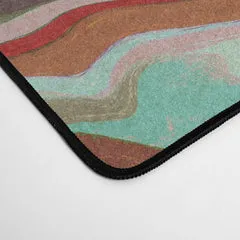 Society6 Colorful Liquid Swirl tapis de bureau tourbillons multicolores
