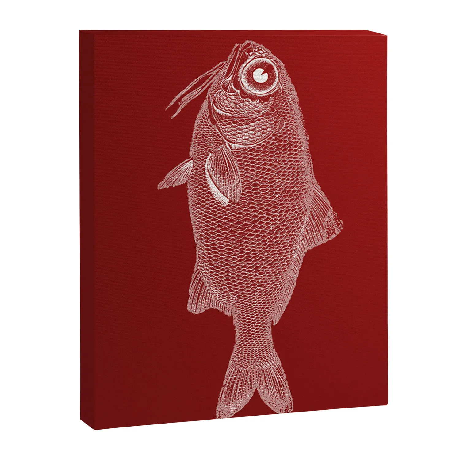 Society6 Red Fish toile poisson rouge enfant