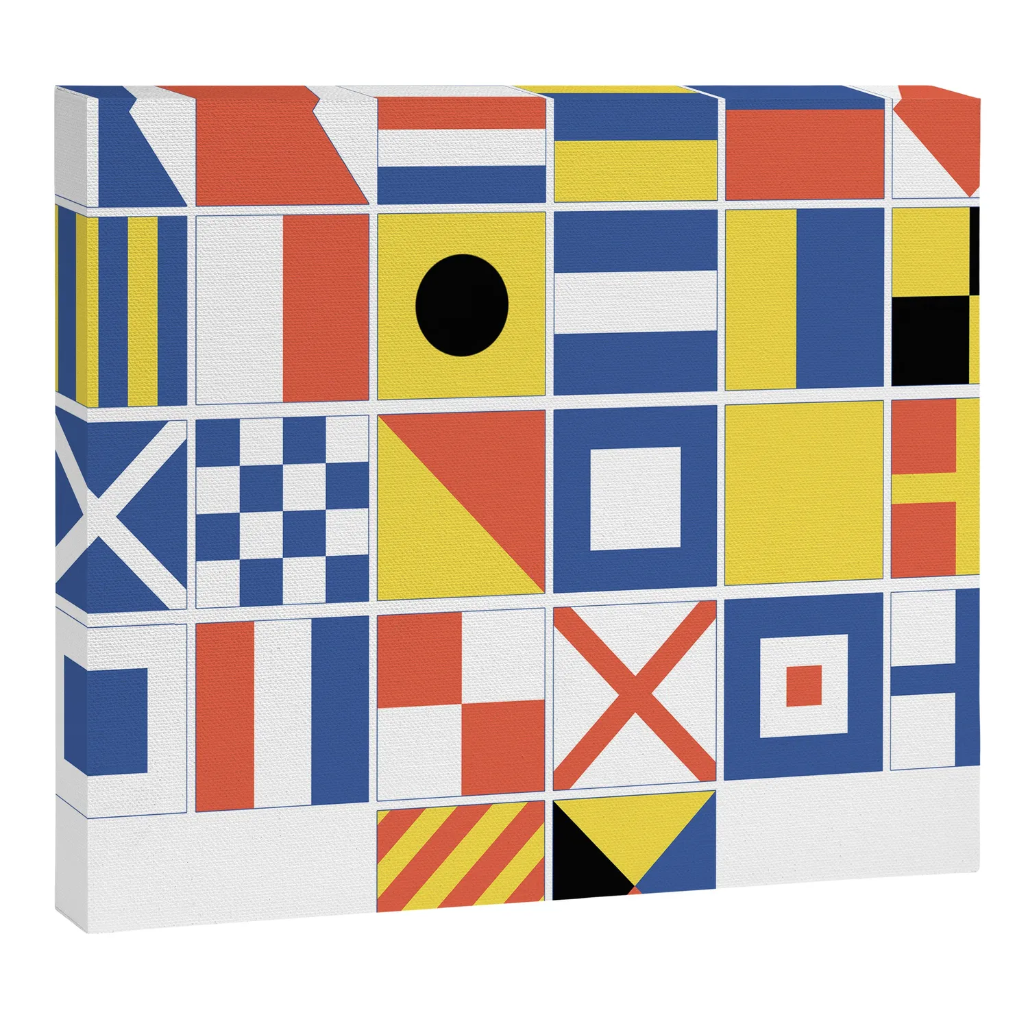 Society6 Nautical Flags toile pavillons