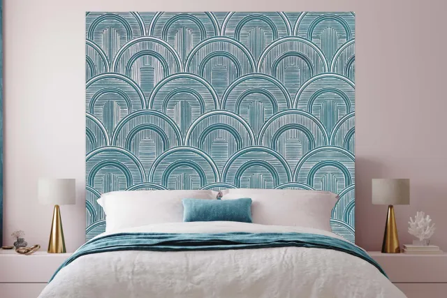 Mademoiselle Tiss Années Folles tête de lit tissu lavable