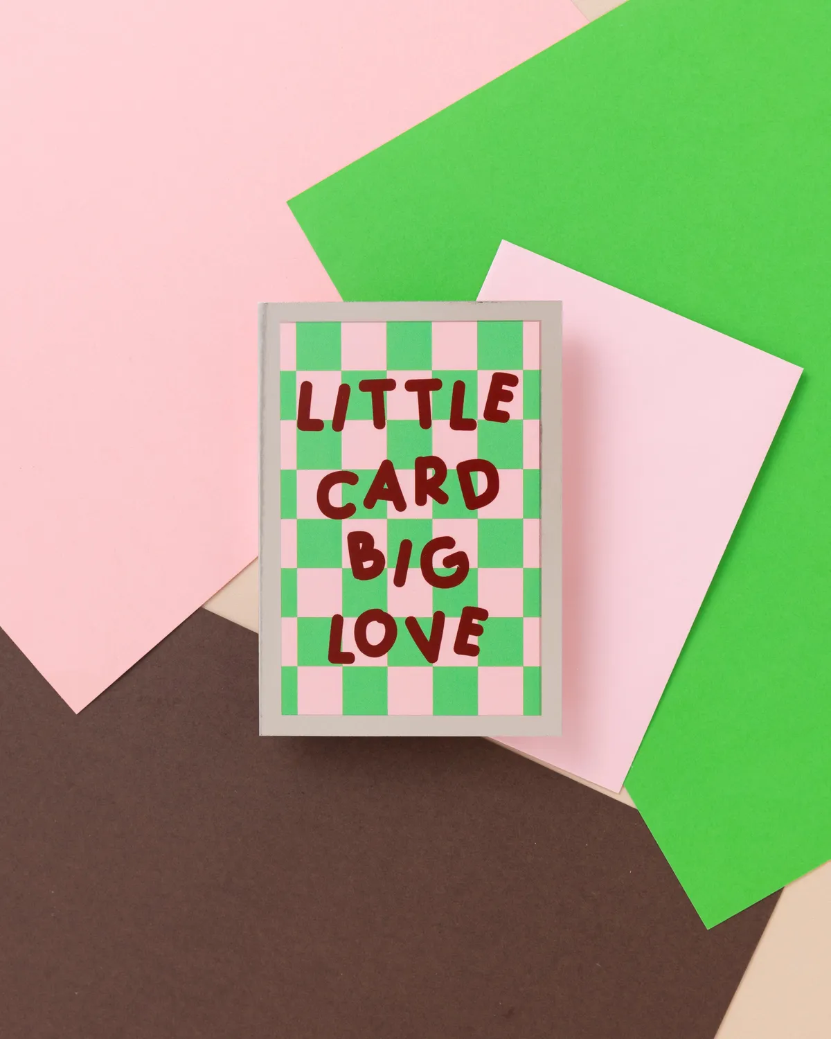 Maddison Ball Little Card Big Love carte A6 foil