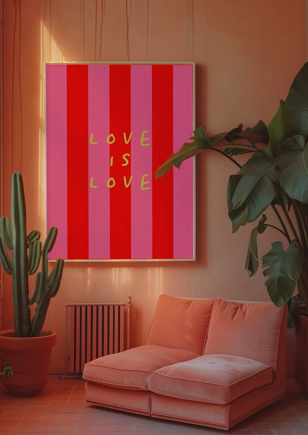 Maddison Ball Love is Love affiche typographique