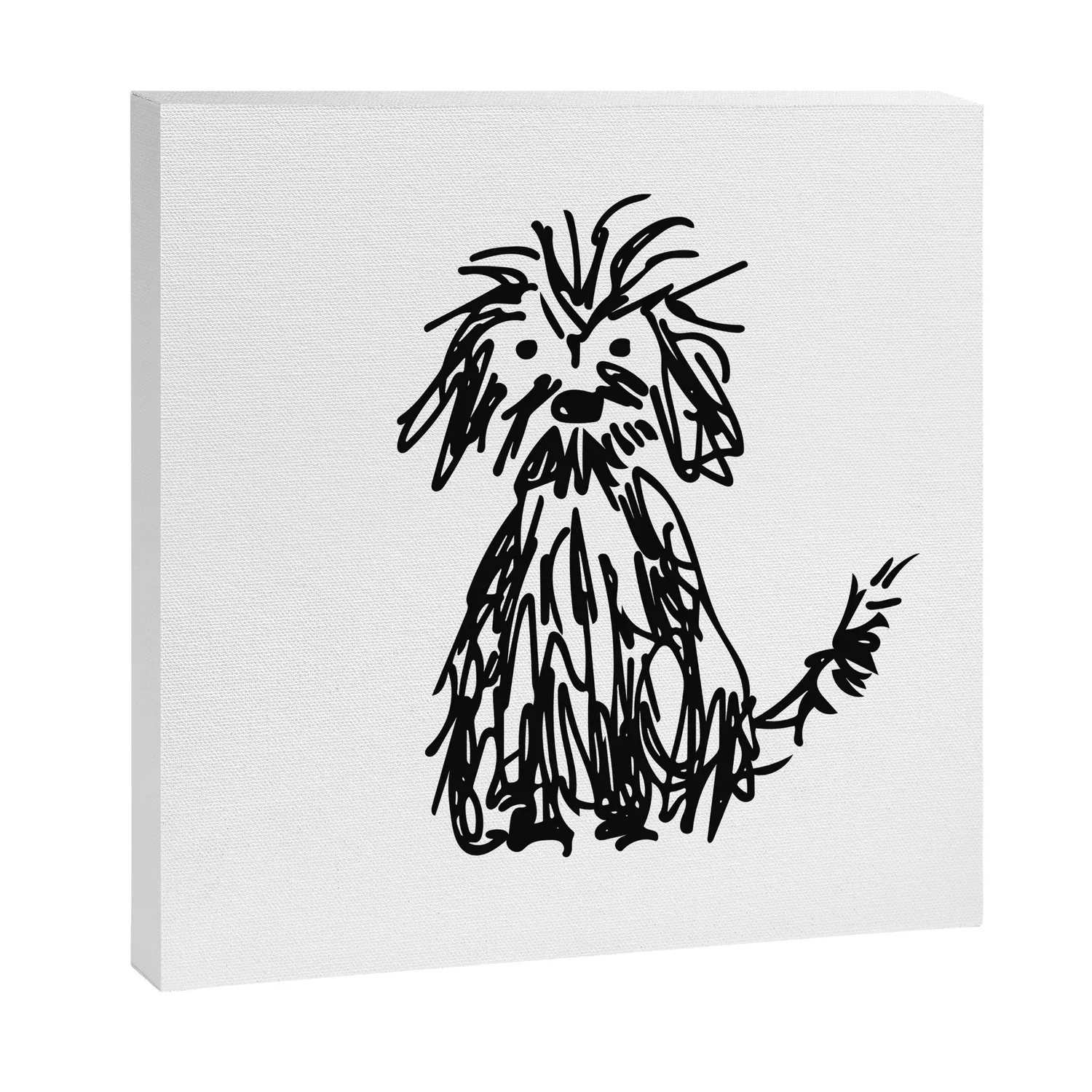 Society6 Doggy day toile imprimée