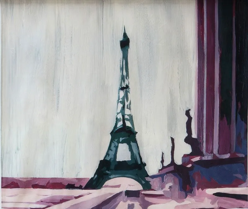 Mademoiselle Tiss Trocadéro tête de lit Tour Eiffel