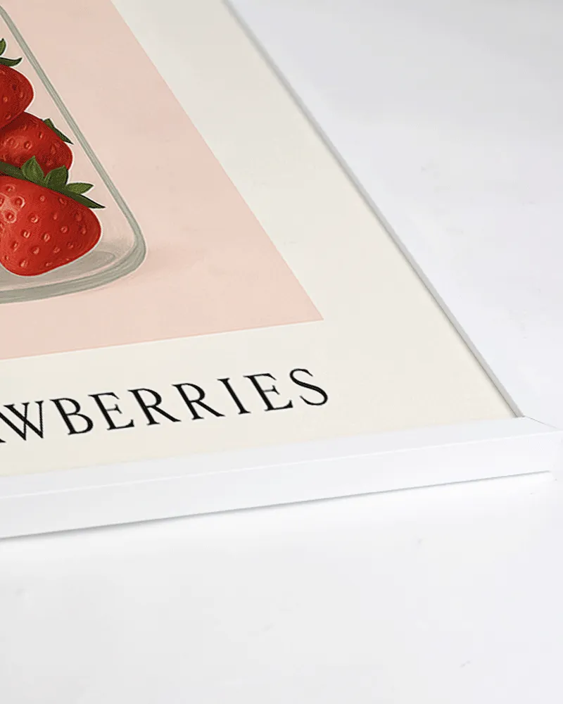 Any Image Fruit Exhibition Strawberries photo encadrée fraises
