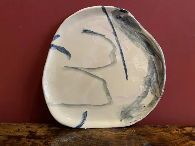 Galerie Kara Héloïse Bariol assiette terre vernissée Grande 9