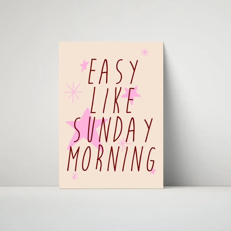Maddison Ball Easy Like Sunday Morning affiche positive